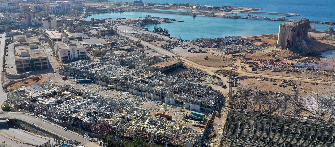 Βηρυτός: Εκεί είναι εγκαταλελειμμένο το πλοίο που μετέφερε το νιτρικό αμμώνιο (φώτο)