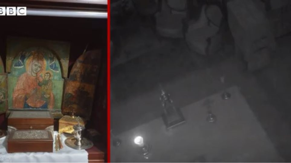 Το ιερό της ελληνορθόδοξης εκκλησίας που γλίτωσε από την έκρηξη στη Βηρυτό εντυπωσιάζει το BBC (βίντεο)