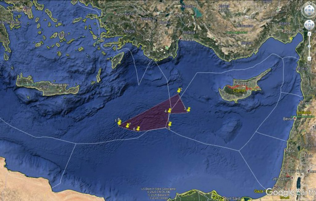 Μέχρι τον 28ο μεσημβρινό το Oruc Reis – Αρπάζουν την ελληνική υφαλοκρηπίδα από την κεντρική Ρόδο μέχρι την Στρογγύλη
