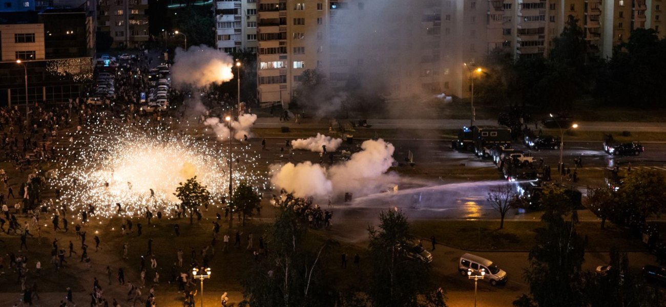 Λευκορωσία: Σφοδρές συγκρούσεις μεταξύ αστυνομικών και διαδηλωτών