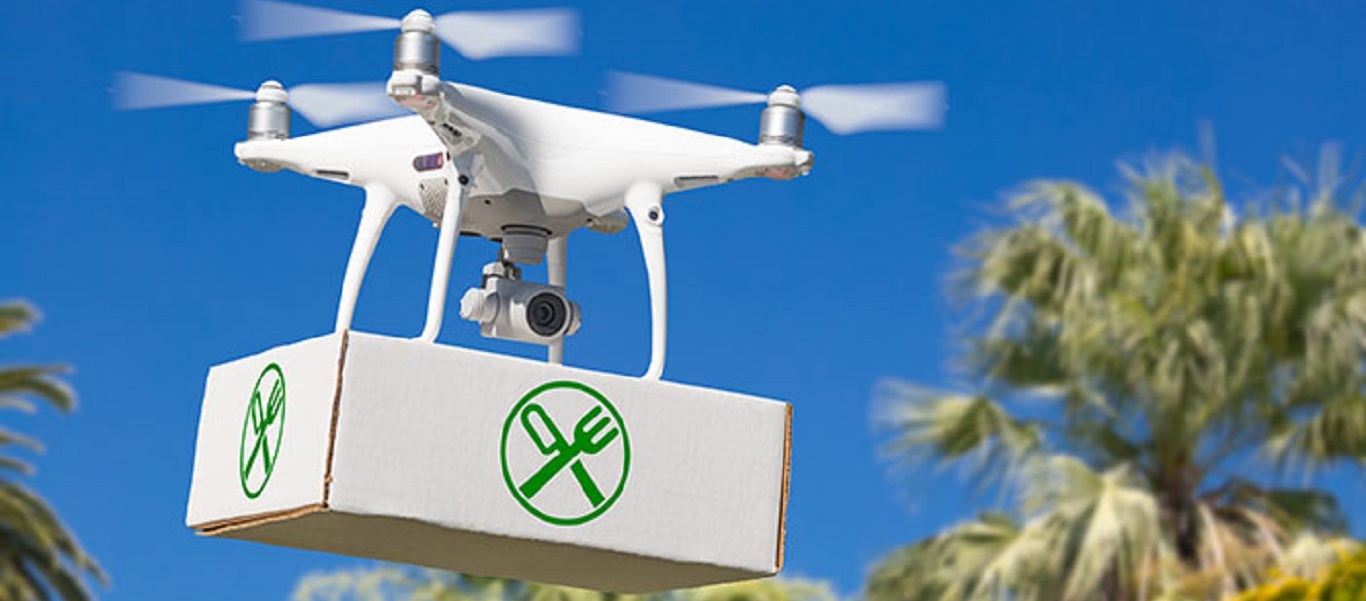 Έμεινε νηστικός: Παρήγγειλε φαγητό αλλά το drone κατέπεσε μπροστά στα μάτια του (βίντεο)