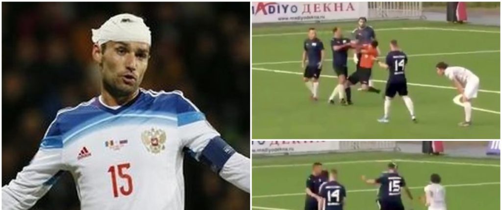 Εθνική Ρωσίας: Ο παλαίμαχος Ρ.Σιρόκοφ έριξε μπουνιά σε διαιτητή επειδή του έδειξε κόκκινη κάρτα (βίντεο)