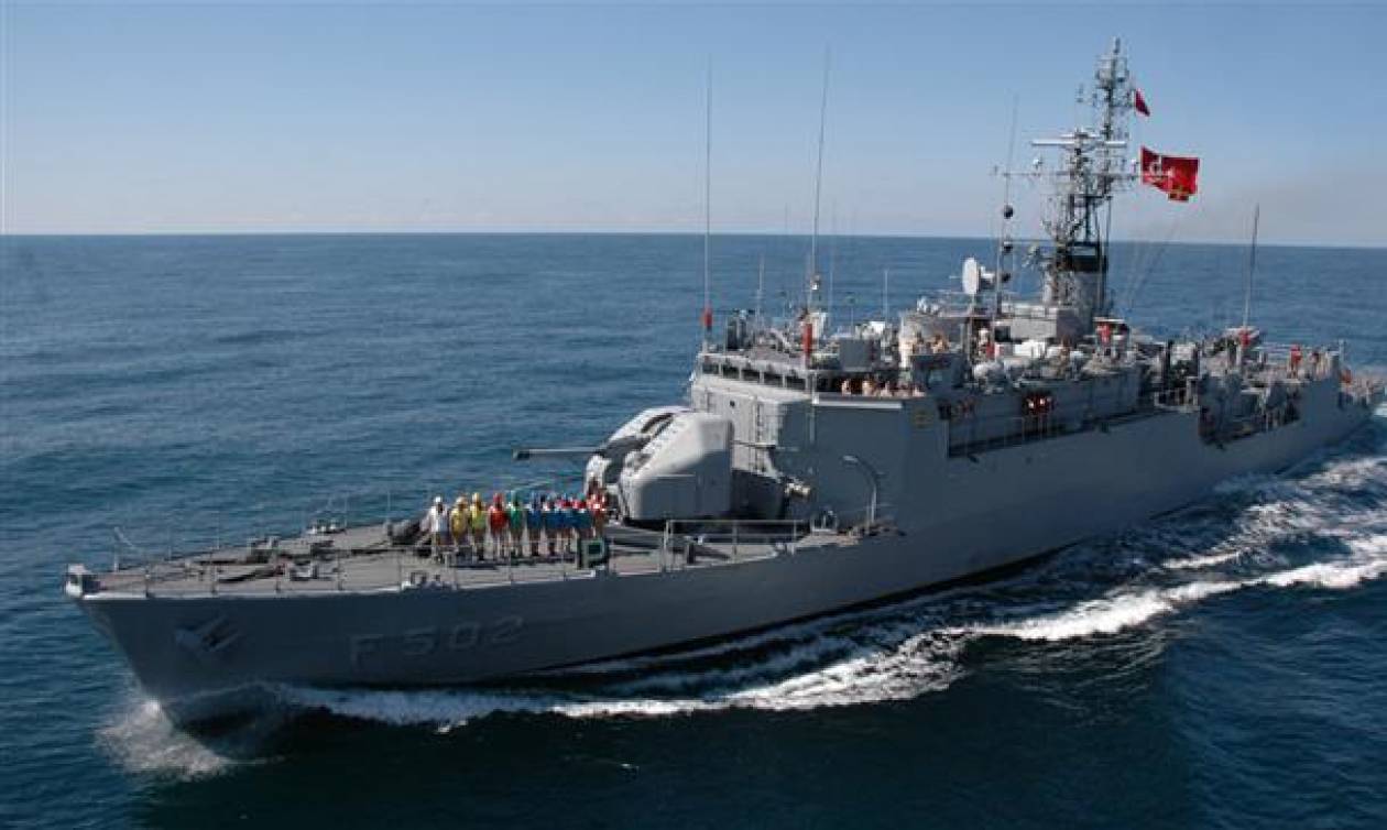 Βίντεο: Τουρκικό πολεμικό πλοίο εισήλθε στα ελληνικά χωρικά ύδατα στην Ψέριμο