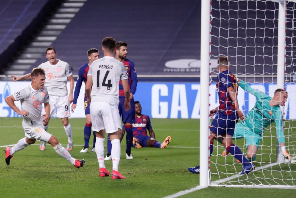 Champions League: Η Μπάγερν Μονάχου διέλυσε με (8-2) την Μπαρτσελόνα!