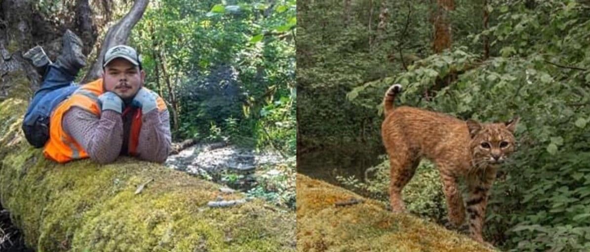 Ουάσιγκτον: Φωτογράφος άγριας ζωής απαθανάτισε μυστηριώδη παράξενο άντρα στο δάσος (φωτό)