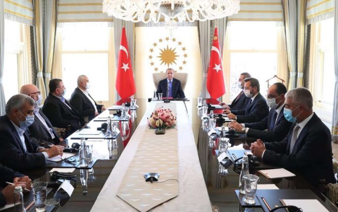 Με τον επικεφαλής της Χαμάς συναντήθηκε στην Κωνσταντινούπολη ο Ρ.Τ.Ερντογάν