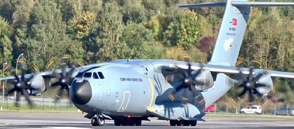 Τουρκικά μεταγωγικά αεροσκάφη που παραβιάζουν το εμπάργκο συντηρούνται από την Airbus