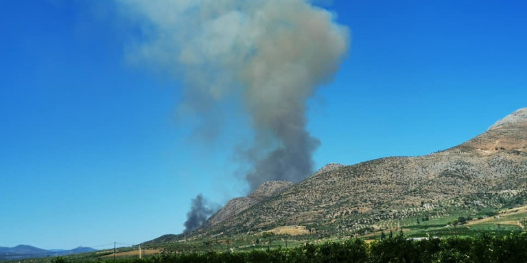 Μυκήνες: Αγωνιώδεις προσπάθειες της πυροσβεστικής – Συνεχίζεται η μάχη με τη φωτιά (βίντεο) (upd3)