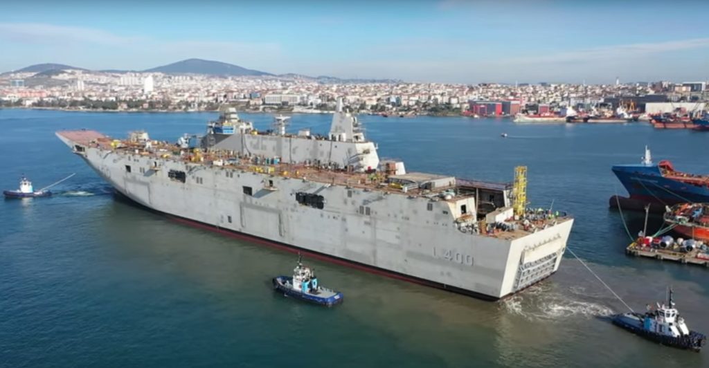 Forbes: «Θα μεταφέρει drones το τουρκικό αεροπλανοφόρο Anadolou;»