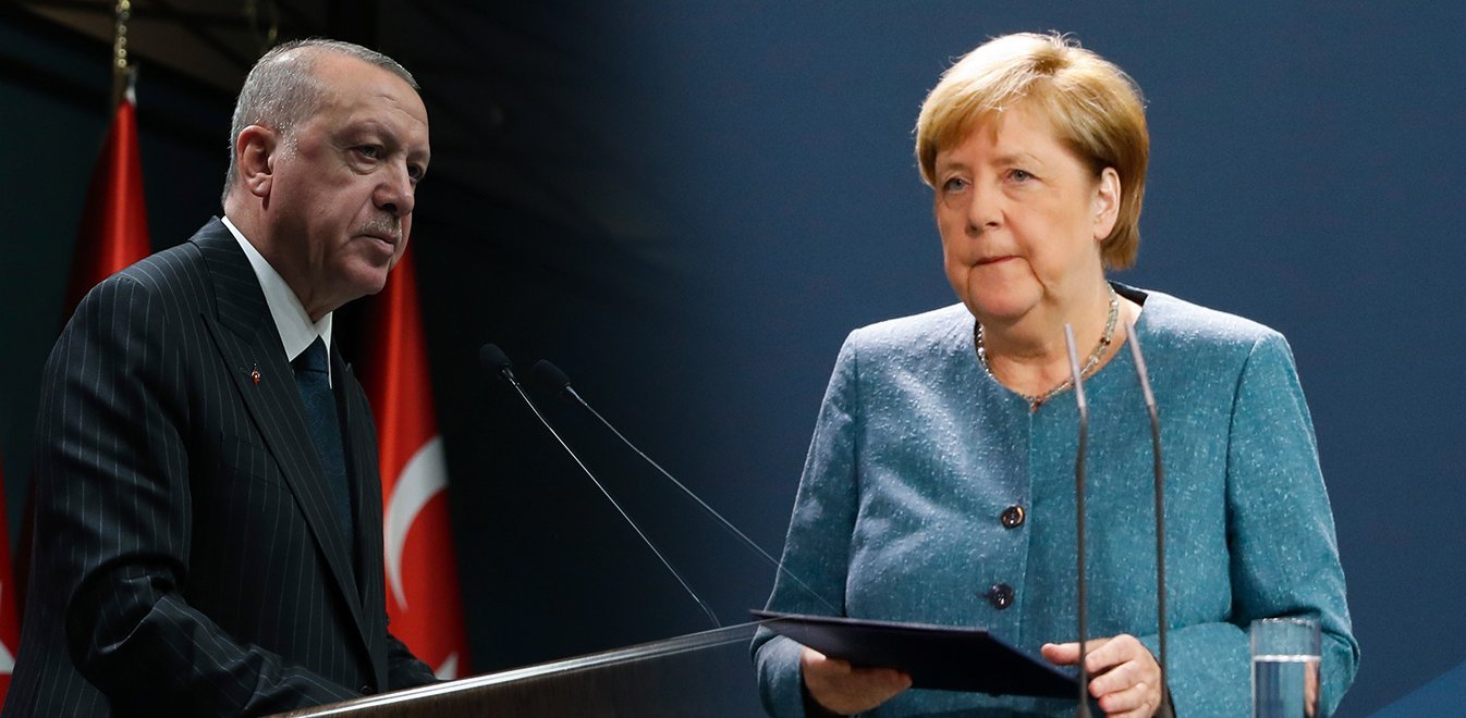 Ο Ρ.Τ.Ερντογάν έκανε «παράπονα» στην Α.Μέρκελ για τον Μακρόν: «Γιατί βρίσκεται μέσα στα πόδια μας»