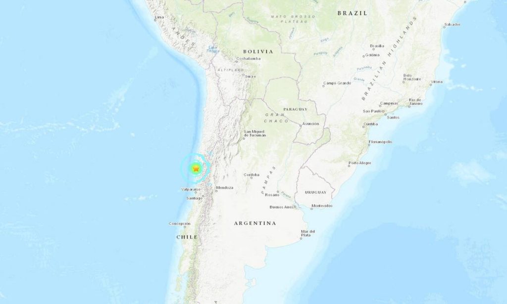 Ισχυρός σεισμός 6,4 Ρίχτερ στη Χιλή