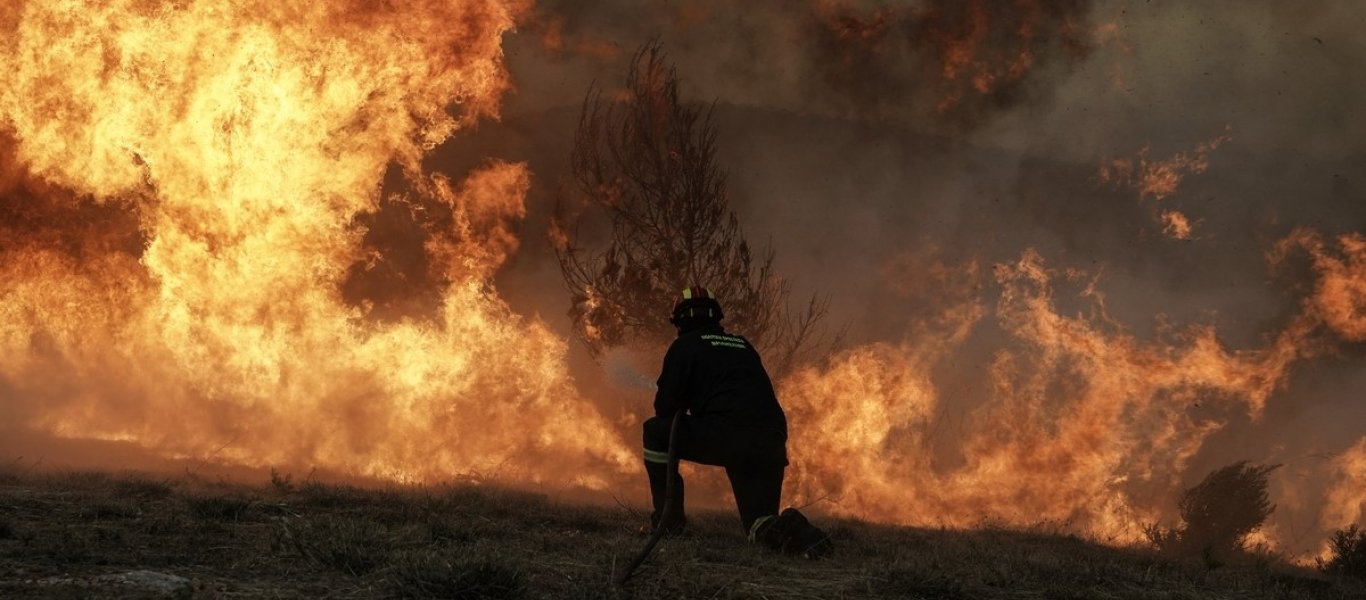 Θάσος: Πυρκαγιά στην περιοχή Ποταμιά