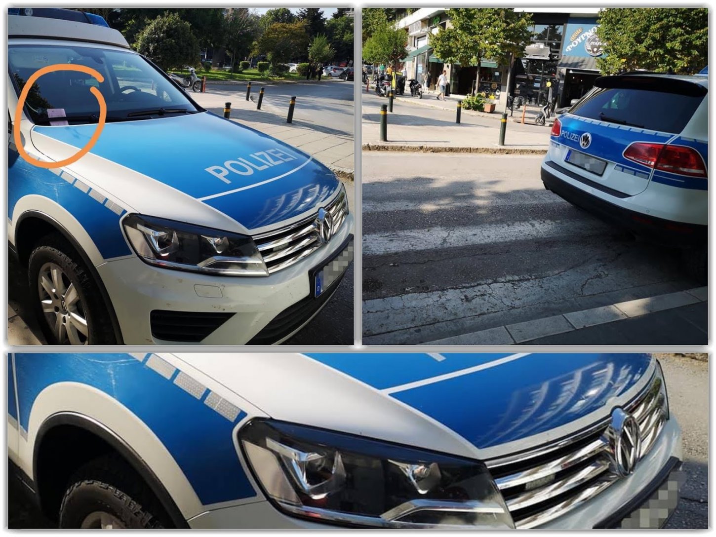 Ιωάννινα: Αστυνομικός έκοψε κλήση σε υπηρεσιακό όχημα της Frontex (φώτο)