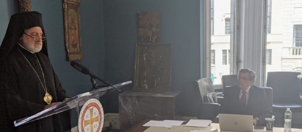 Αρχιεπίσκοπος Αμερικής Ελπιδοφόρος: Ανησυχία για την «πολεμοχαρή επιχείρηση στο Αιγαίο»