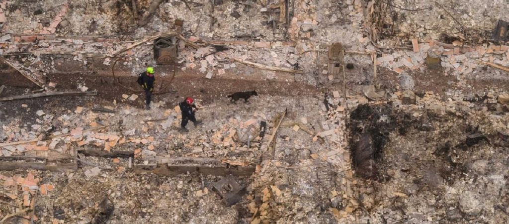 Εικόνες απόλυτης καταστροφής από τις πυρκαγιές στις ΗΠΑ – Μόνο 25 κτίρια σώθηκαν από μια μικρή πόλη στο Όρεγκον (φώτο)