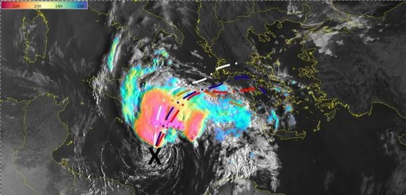 Ο μεσογειακός κυκλώνας «Ιανός» διέψευσε τις προβλέψεις: Πάει νότια – Πού κινείται τις τελευταίες ώρες (upd 3)