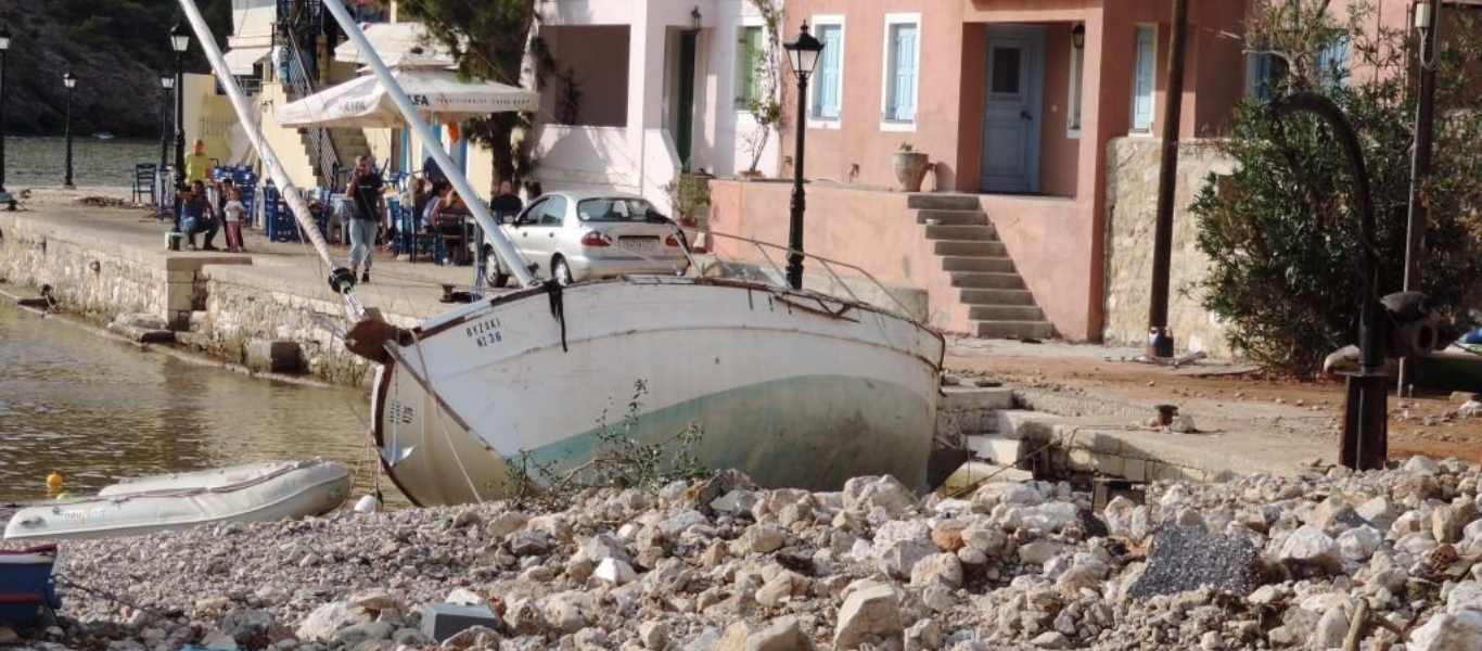 Καταστροφικό το πέρασμα της κακοκαιρίας από την Κεφαλονία – 43 βυθισμένα σκάφη ο απολογισμός