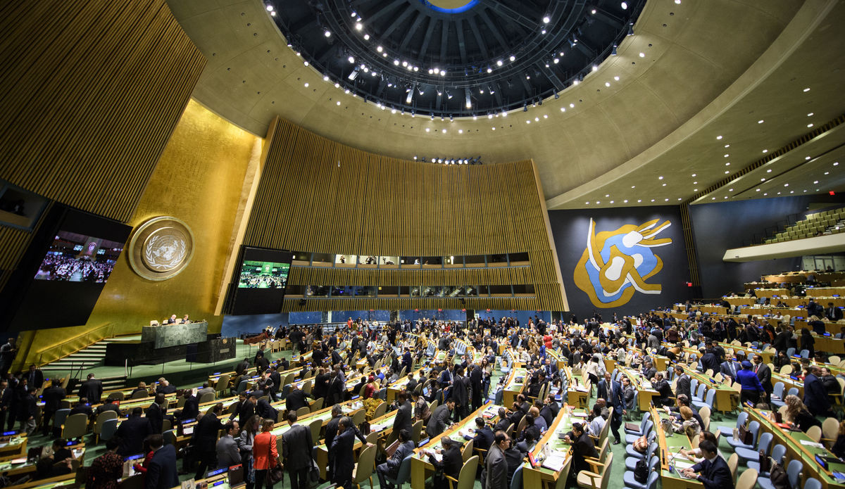 Αποχώρησε από την αίθουσα της Γενικής Συνέλευσης του ΟΗΕ ο πρεσβευτής του Ισραήλ μόλις εμφανίστηκε ο Ερντογάν
