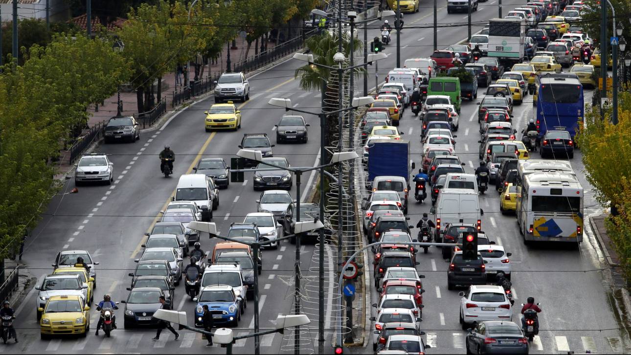 Αυξημένη η κίνηση στους δρόμους της Αθήνας – Δείτε το χάρτη