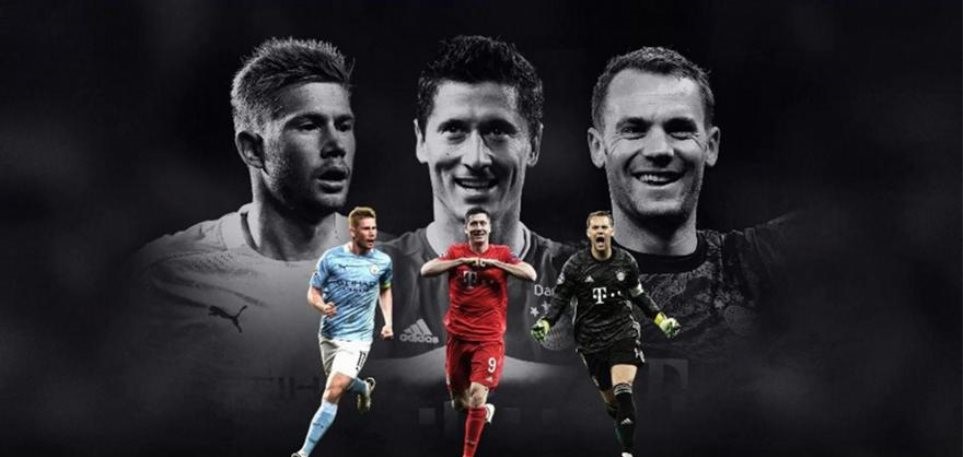 UEFA: Οι τρεις υποψήφιοι για τον καλύτερο παίκτη της σεζόν