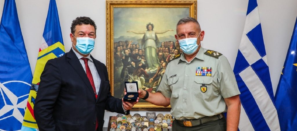 Α/ΓΕΕΘΑ Κ.Φλώρος: Συναντήθηκε με τον αντιπρόσωπο της «Ύπατης»  του ΟΗΕ  στην Ελλάδα