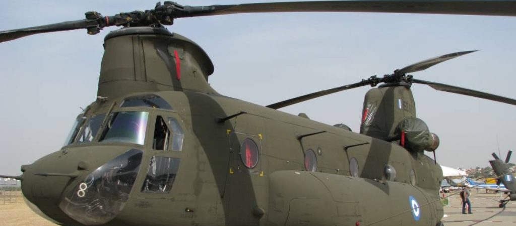 Δοκιμή ελικοπτέρου NCH-47D Chinook με μηχανές Τ408