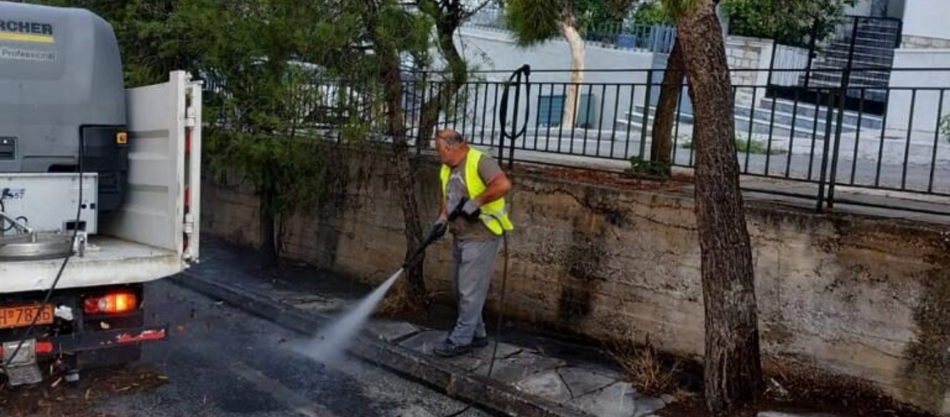 Δήμος Αθηναίων: Επιχείρηση καθαριότητας και απολύμανσης στα Κάτω Πατήσια