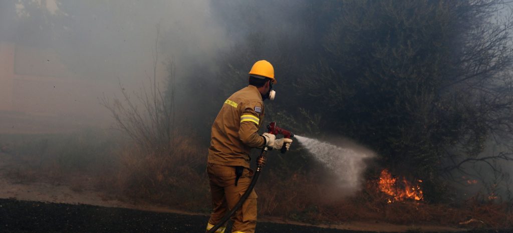 Φωτιά στην Παλλήνη Αττικής