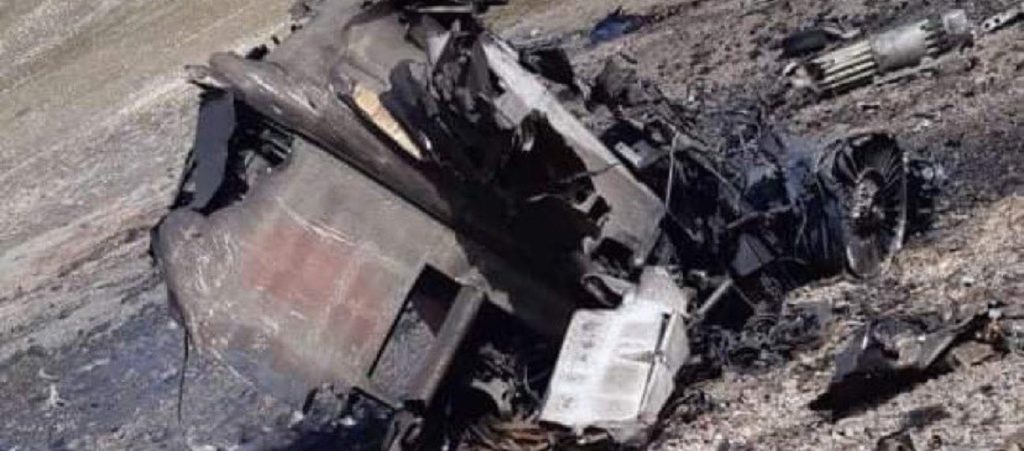 Αρμενία: Τα συντρίμμια του Su-25 που καταρρίφθηκε στο Βαρντενίς (φώτο)