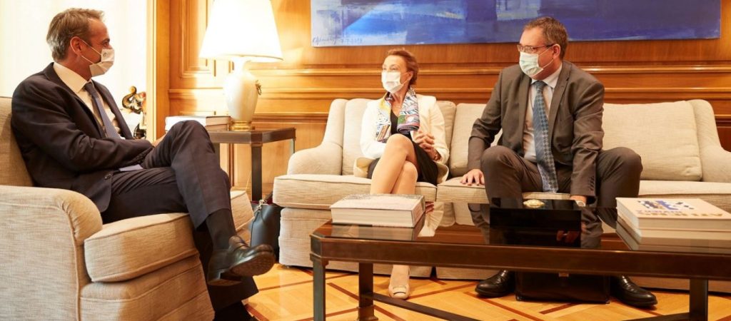 Συναντήθηκε με την Γ.Γ. του Συμβουλίου της Ευρώπης ο Κ.Μητσοτάκης