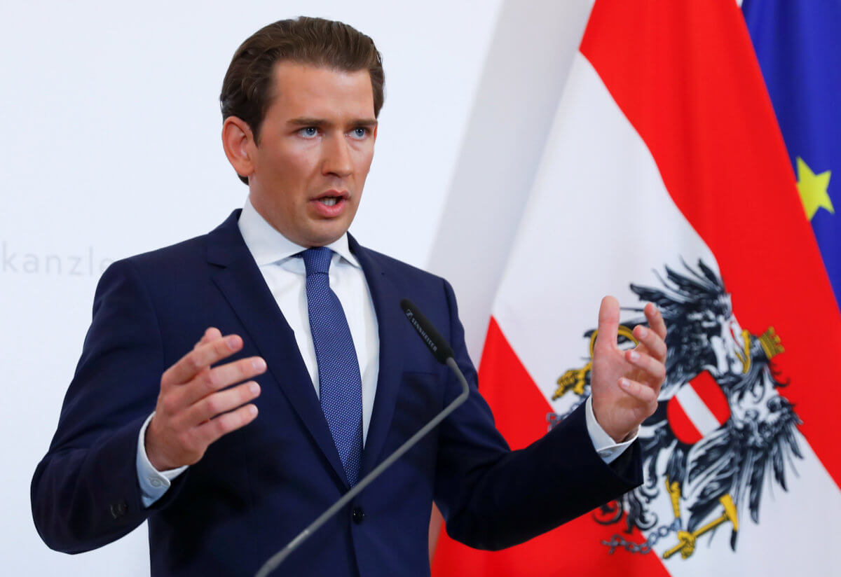 «Η ΕΕ πρέπει να δώσει ξεκάθαρη απάντηση στις ενέργειες της Τουρκίας» δηλώνει ο Αυστριακός Καγκελάριος