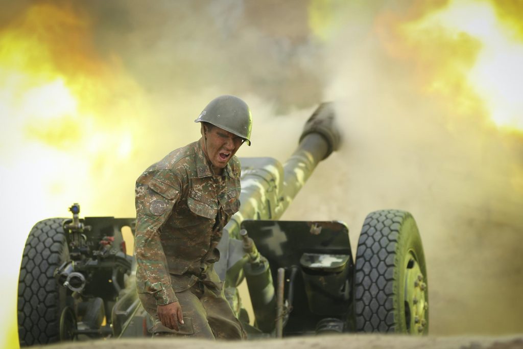 Ναγκόρνο-Καραμπάχ: Βίντεο με κατάρριψη drone