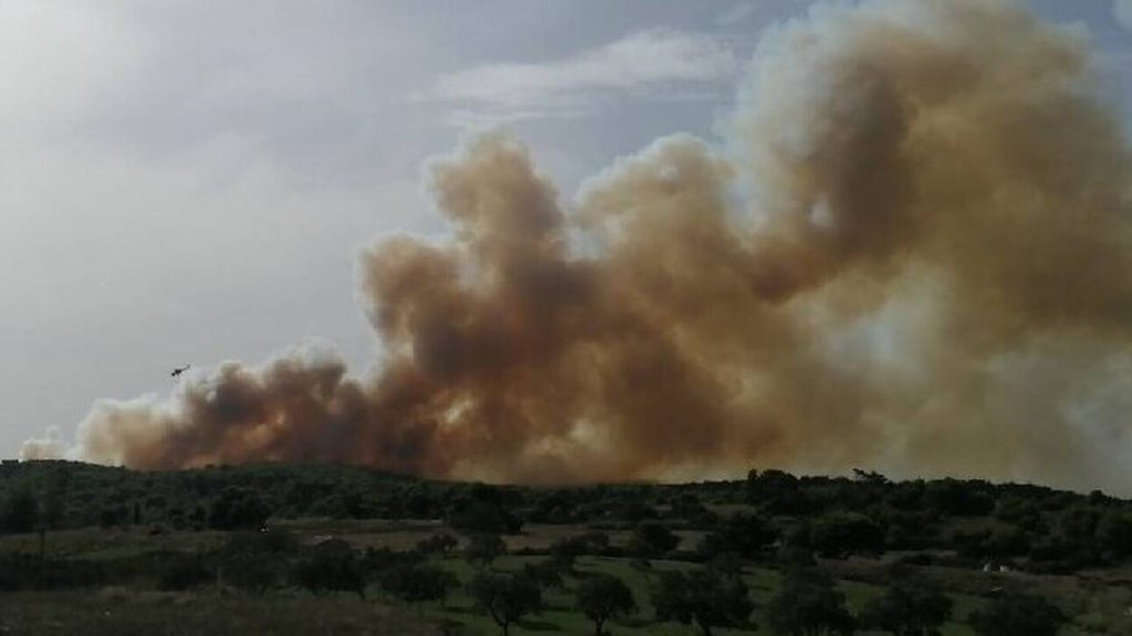 «Μάχη» με τις φλόγες στη Ζάκυνθο: H φωτιά έφτασε πάνω από το Ναυάγιο (βίντεο)