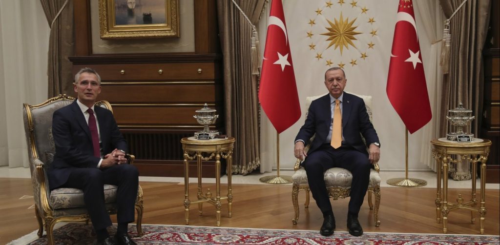 Ρ.Τ.Ερντογάν προς Γ.Στόλτενμπεργκ: «Μόνο εμείς επιδιώκουμε την ειρήνη στην Α.Μεσόγειο»