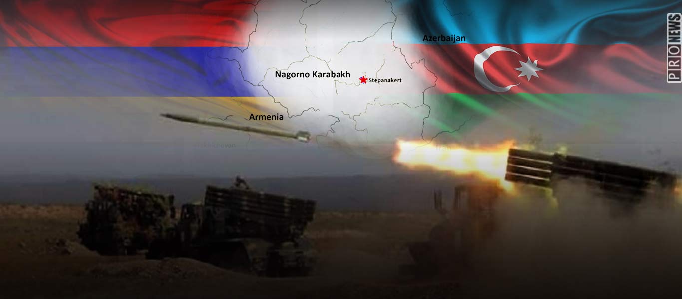 Μεγάλης κλίμακας επίθεση του Αζερμπαϊτζάν σε εξέλιξη στο Αρτσάχ: Πλήττουν με βαρέα ρουκετοβόλα το Στεπανακέρτ
