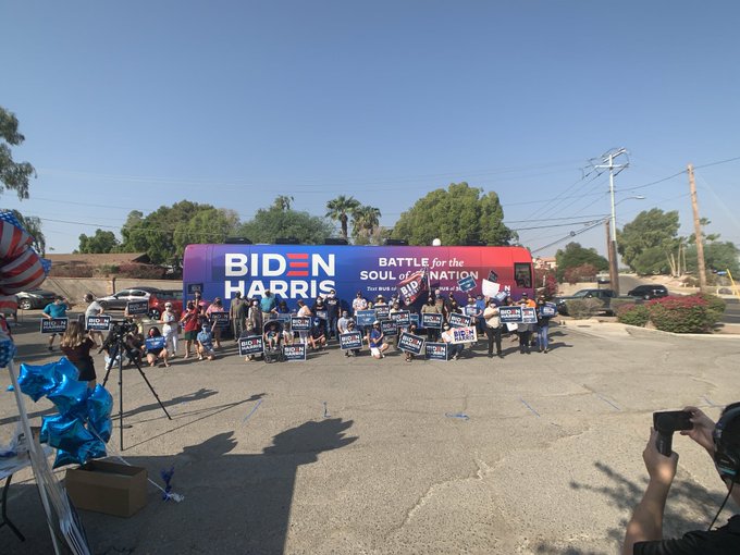 «Σίγουρος»… πρόεδρος ο Μπάιντεν – Το κάζο στη Γιούμα: Από 200.000 κατοίκους τον υποδέχθηκαν… 50!