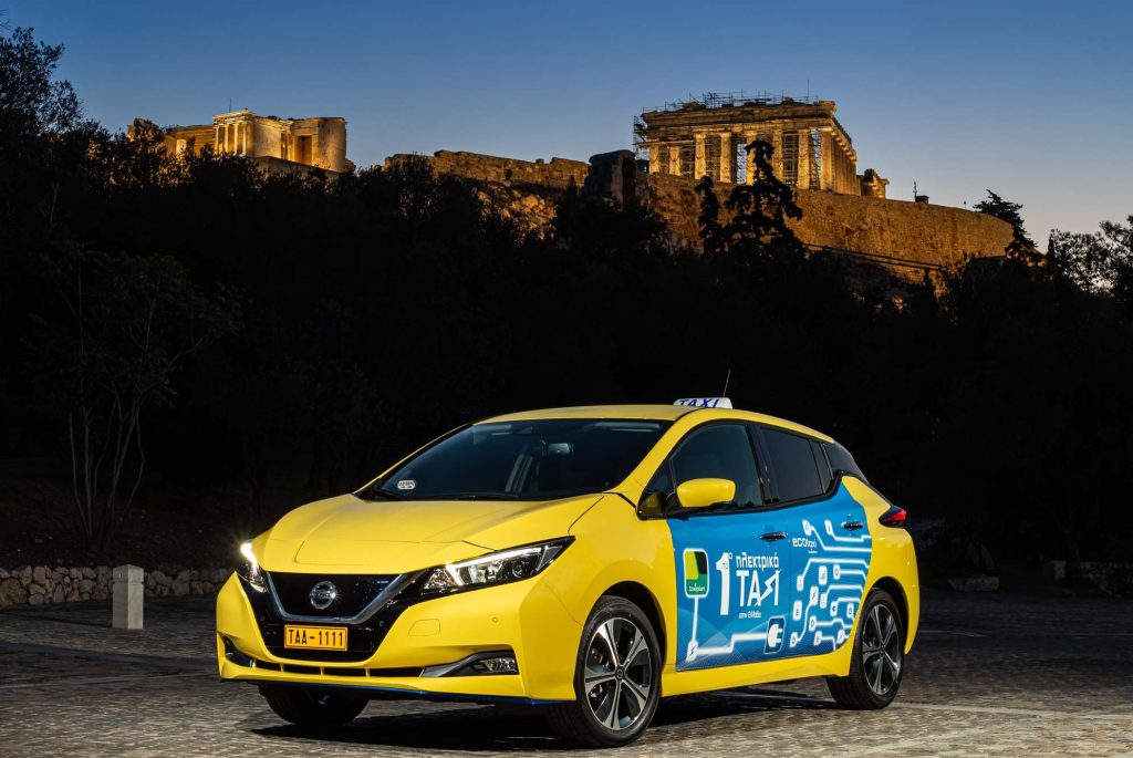Nissan και Taxiplon κυκλοφορούν το πρώτο αμιγώς ηλεκτρικό ταξί στην Ελλάδα!
