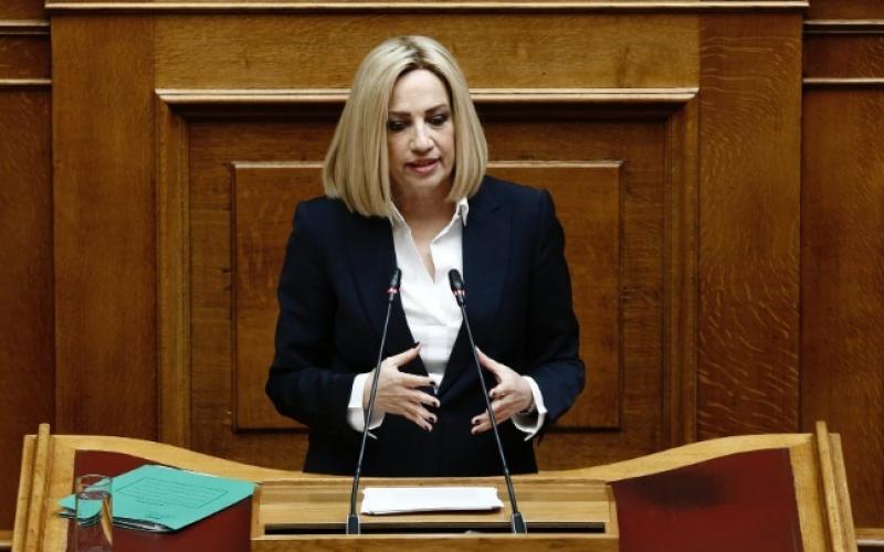 Φ.Γεννηματά: «Κυρώσεις τώρα κατά της Τουρκίας και εμπάργκο όπλων»