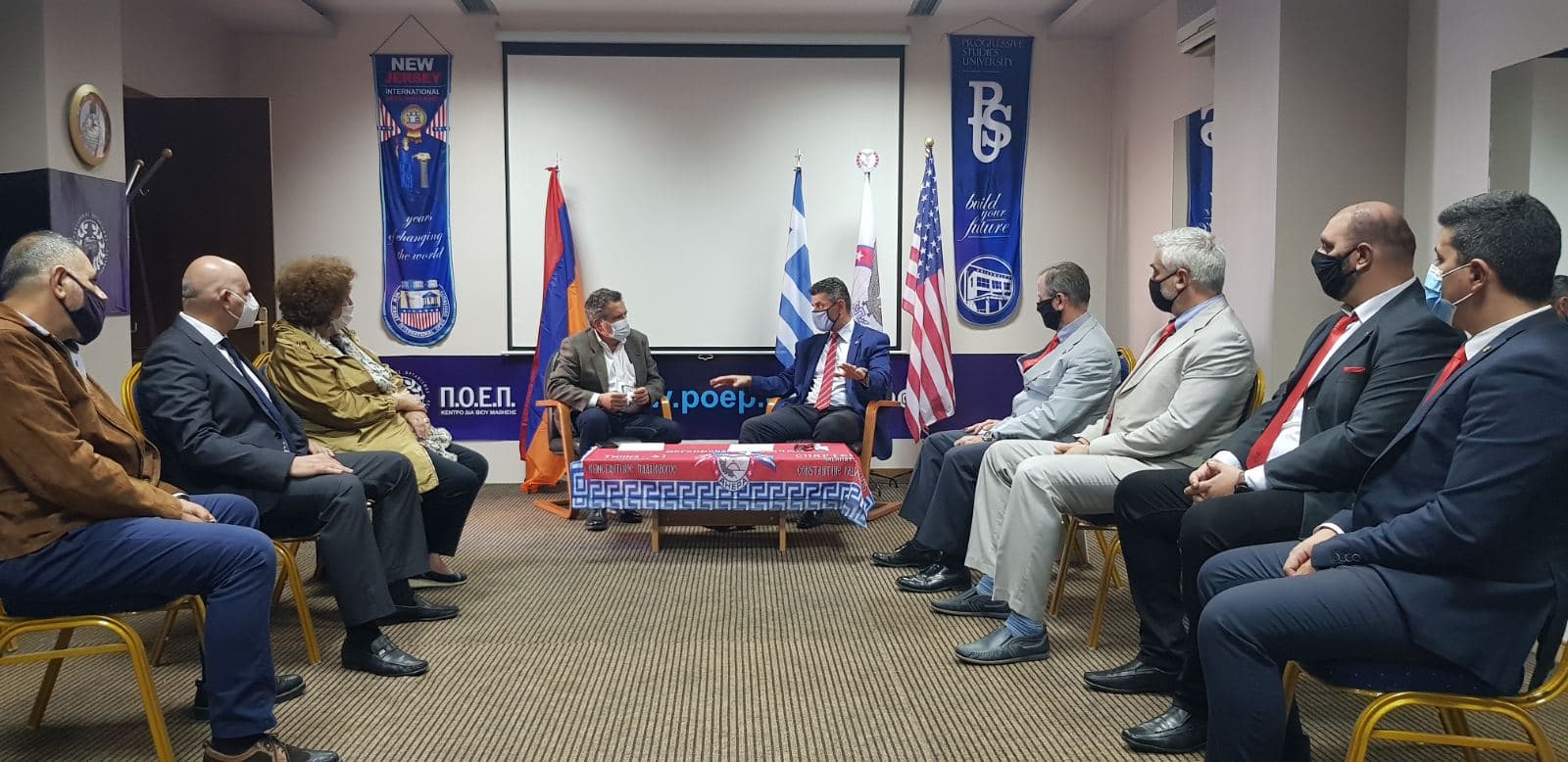 Συνάντηση προέδρου του τμήματος ΑΗΕΡΑ με εκπροσώπους της αρμένικης κοινότητας Θεσσαλονίκης