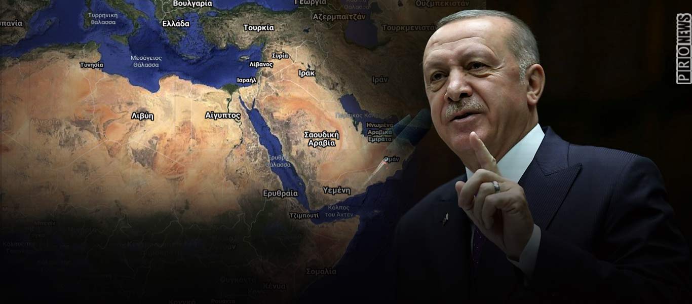 Ρ.Τ.Ερντογάν: «Έχουμε δικαίωμα επέμβασης από το Αιγαίο μέχρι & την… Σομαλία»