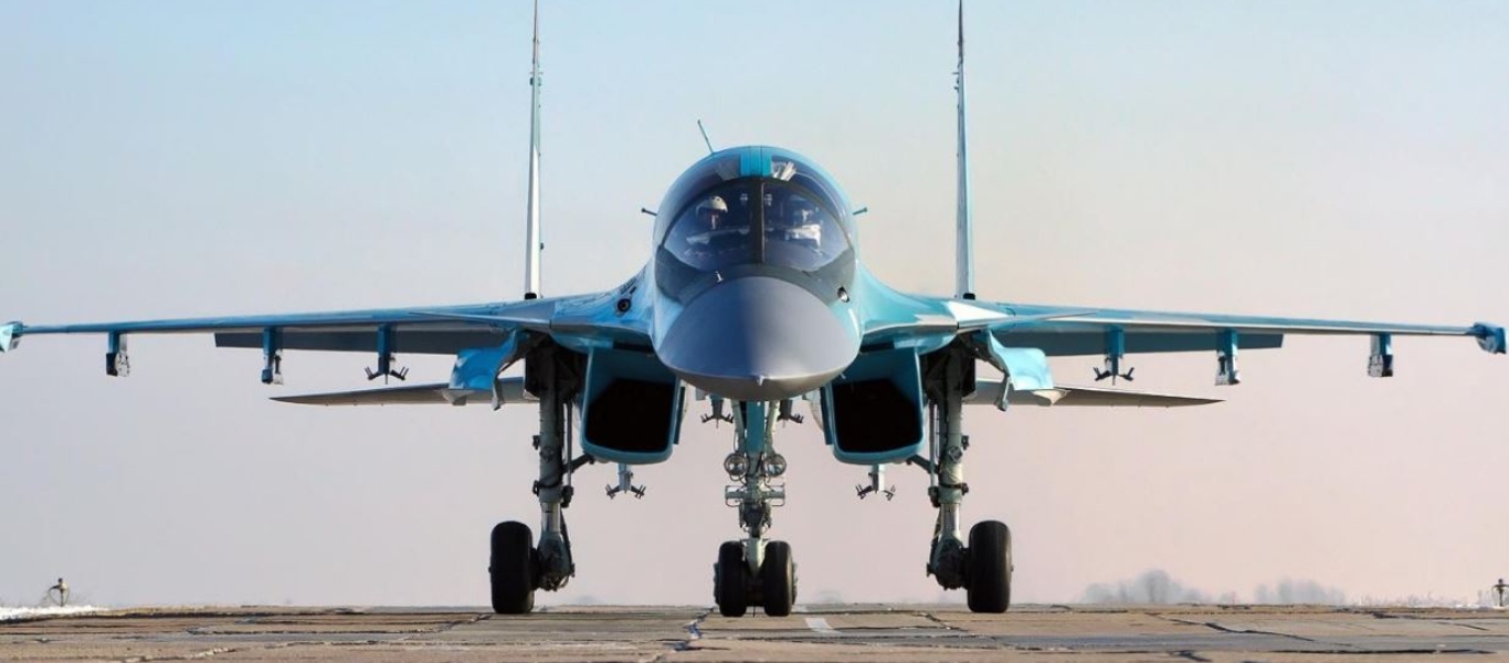 Συνετρίβη ρωσικό μαχητικό τύπου Su-34 κατά την διάρκεια εκπαιδευτικής πτήσης – Σώοι οι πιλότοι