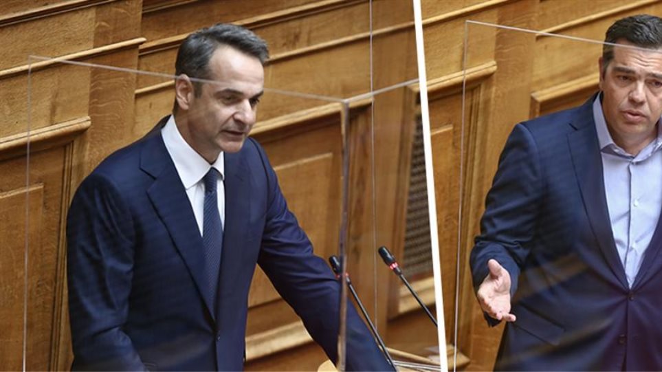 Η «μονομαχία» Μητσοτάκη – Τσίπρα σήμερα στη συζήτηση επί της πρότασης μομφής για τον Σταϊκούρα