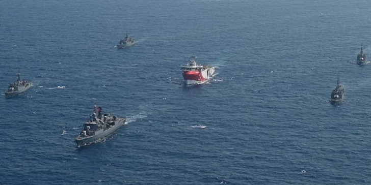 Το Oruc Reis και τα 6 ν.μ. του Καστελόριζου