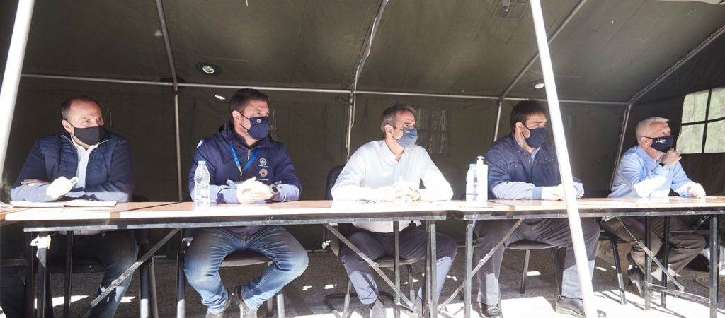 Κ.Μητσοτάκης από Σάμο: «Χρέος μας να σταθούμε δίπλα στο νησί – Θα αποζημιώσουμε άμεσα τους πληγέντες»