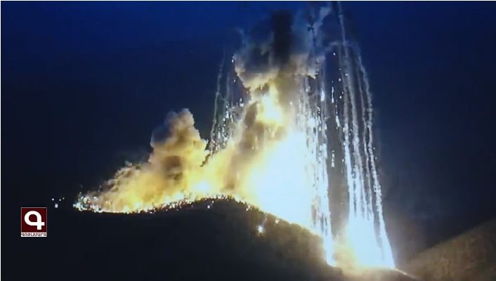 Αρμενία: Οι Αζέροι χρησιμοποίησαν πυρά με απαγορευμένα χημικά υλικά στο Ναγκόρνο-Καραμπάχ (βίντεο)