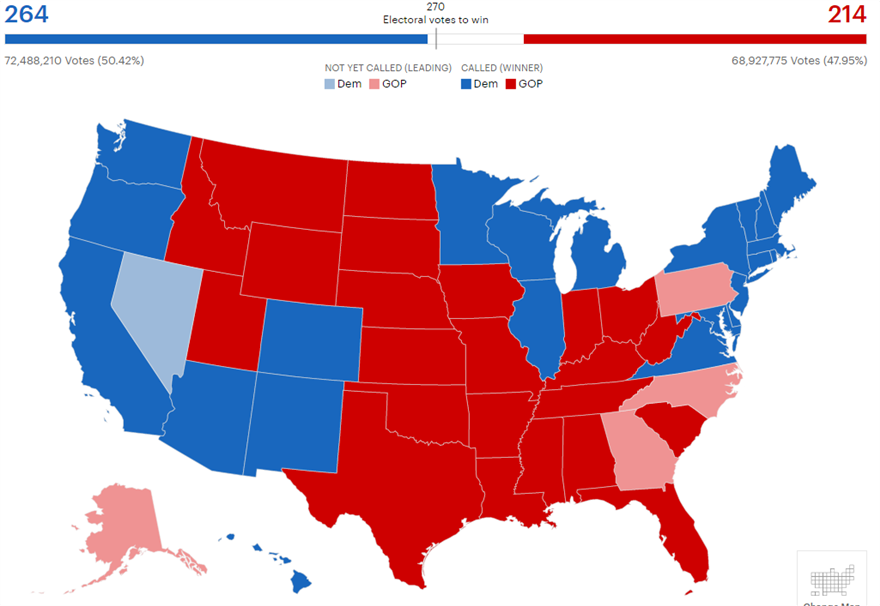 Αμερικανικές εκλογές – Γιατί μπορεί να δούμε το αποτέλεσμα ακόμα και στις 12 Νοεμβρίου