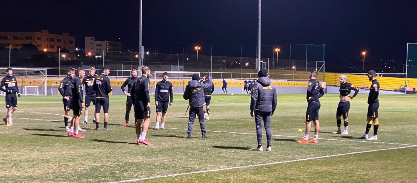 ΑΕΚ: Προπόνηση χωρίς τους θετικούς και με τα απαραίτητα μέτρα