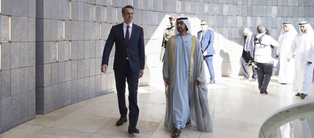 Κ.Μητσοτάκης από ΗΑΕ: «Ενίσχυση των οικονομικών σχέσεων και της αμυντικής συνεργασίας στην Μεσόγειο»