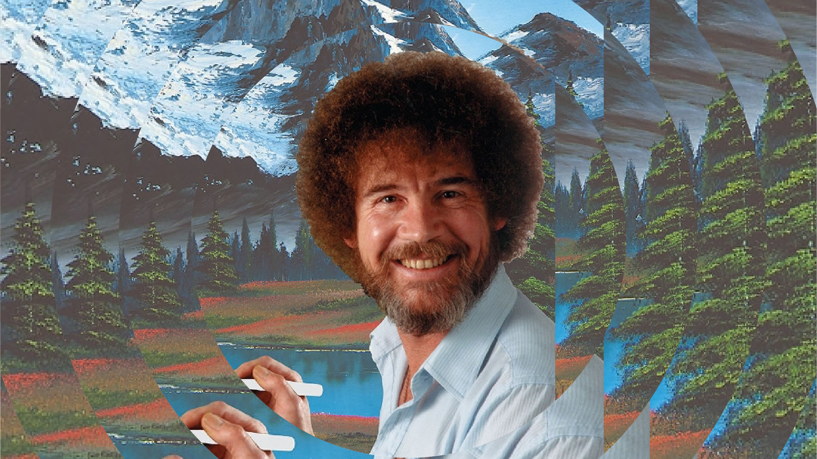 Όταν ο Bob Ross ζωγράφισε έναν πίνακα για θαυμαστή του με αχρωματοψία (βίντεο)