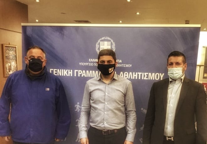 Συνάντηση Ελληνικής Ομοσπονδίας Πυγμαχίας με τον Υφυπουργό Αθλητισμού Λ.Αυγενάκη